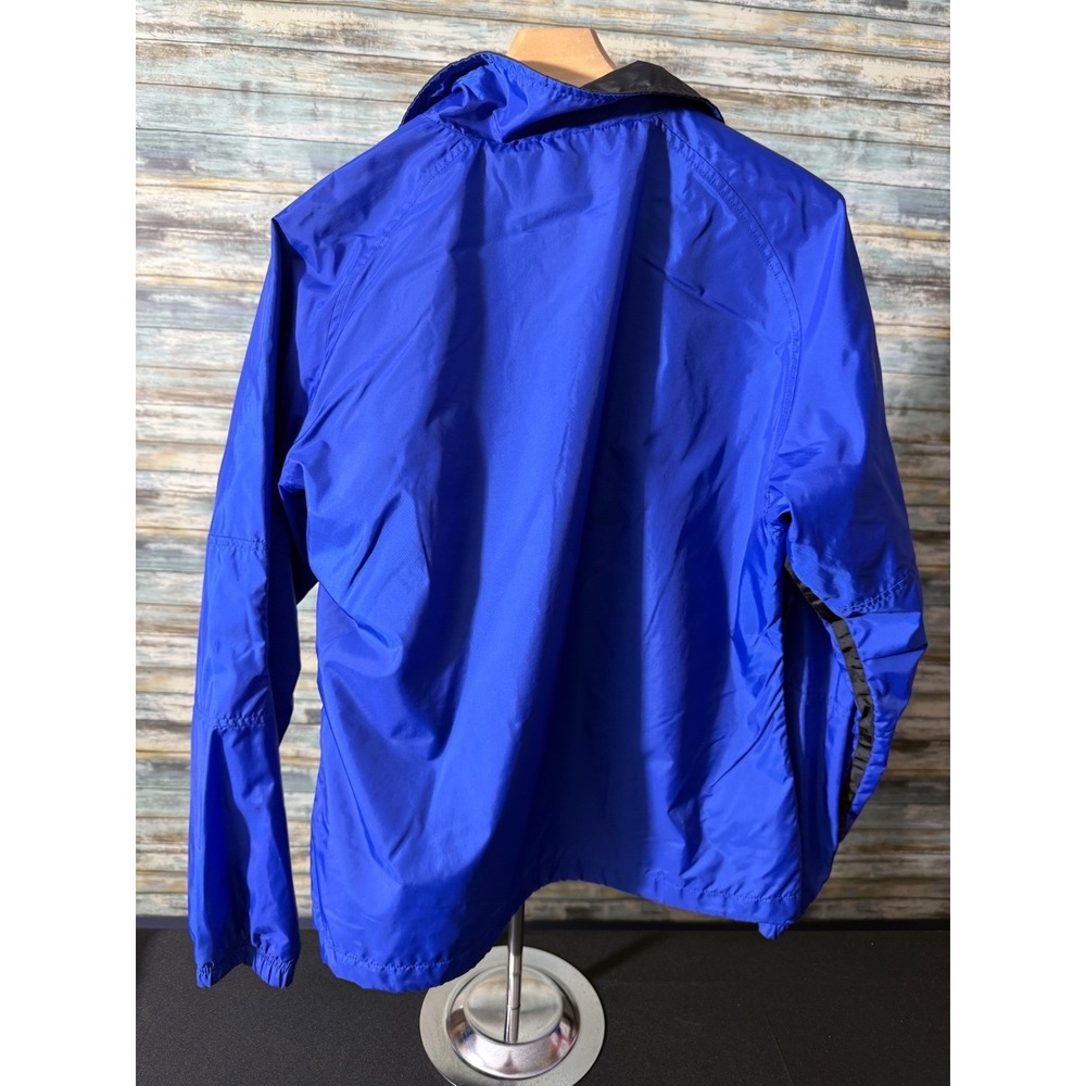 Fila Windbreaker Jacket Mens Large Blue Excellent Full Zip Mesh Lined Sporty - Picture 4 of 4